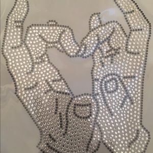 COPY - Sign Language crystal heat press "lover's …